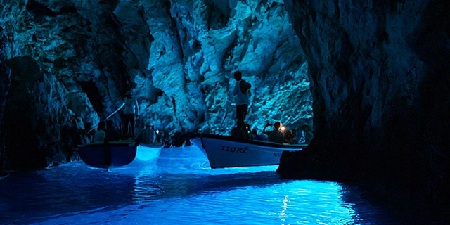 Bisevo Blue Cave, Croatia Bisevo Blue Cave, Croatia